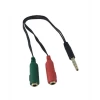 Cabo Adaptador P3 x P2 para Fones / Headset Ley-30 Lehmox