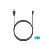 Cabo Anker Micro Usb Powerline Androide 3 M Cinza Novo