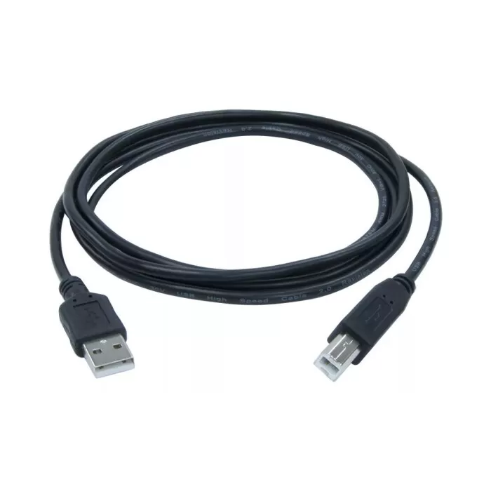 Cabo De Dados Usb 2.0 Macho X B Macho 1.8 Metros Preto Evus