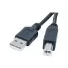 Cabo De Dados Usb 2.0 Macho X B Macho 1.8 Metros Preto Evus