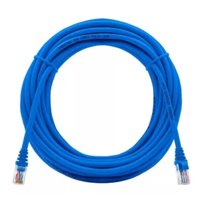 Cabo De Rede Azul Cat-6 De 10 Metros Rj45 Xcell Xc-Cat-6-10