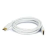 Cabo Displayport Macho / Macho 2M Branco Chipsce