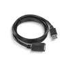 Cabo Extensor Usb A 2.0 Macho Para Usb A 2.0 Femea 28awg Pur