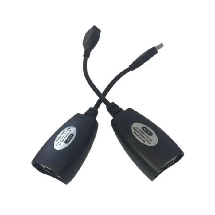 Cabo Extensor Usb Ethernet Via Rj45 Knup Preto Hb-T88