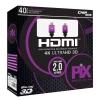 Cabo HDMI 40M 2.0 4K Ultra HD 19 Pinos PIX