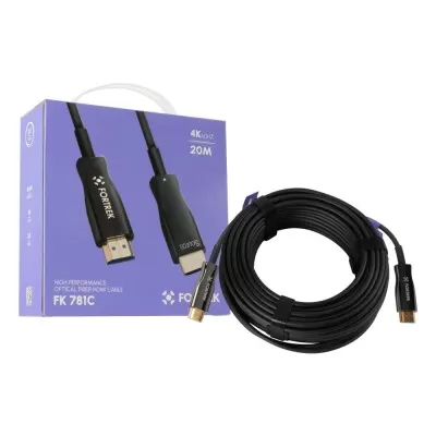 Cabo Hdmi 2,0 Fibra Óptico 20M Fk782C Fortrek Novo