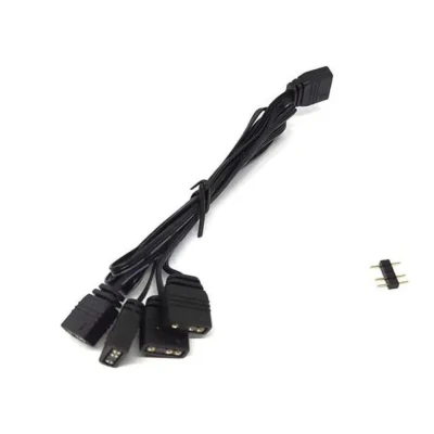 Cabo Molex ARGB 5V 3 Pinos 1 x 2 Saída 50cm Cm-52