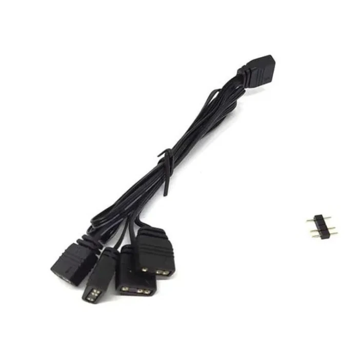 Cabo Molex ARGB 5V 3 Pinos 1 x 2 Saída 50cm Cm-52