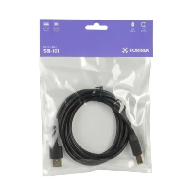 Cabo Para Impressora 1.8 Metros Preto Fortrek Sb1101