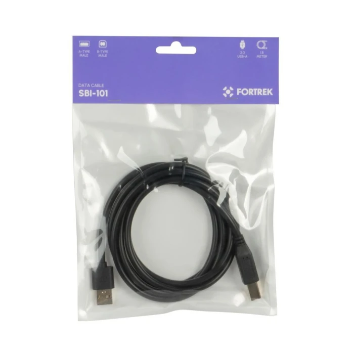 Cabo Para Impressora 1.8 Metros Preto Fortrek Sb1101