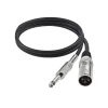 Cabo Para Microfone Hayonik Xlr M Preto Novo