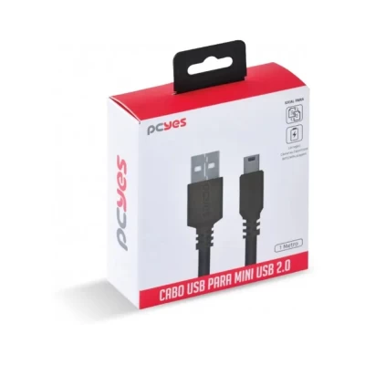 Cabo Pcyes Usb 2.0 Macho Para Mini Usb 2.0 Cabo De 1 M Novo