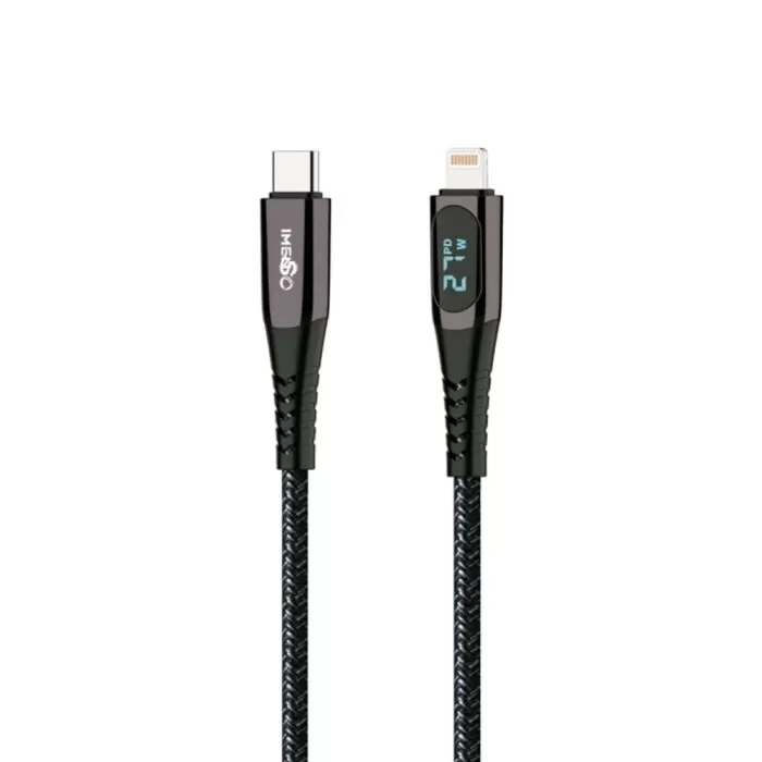 Cabo Tipo C Compatível Lightning 27W 2 Metros Preto Ims-149A