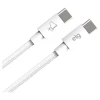 Cabo USB Tipo C para Tipo C 60W 2m Branco ElG Novo
