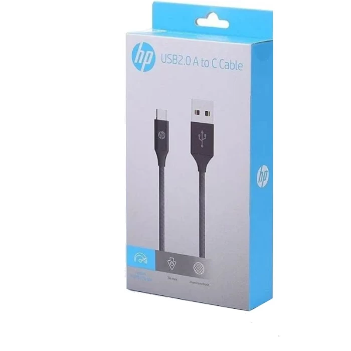 Cabo Usb-C Hp Preto dch-Tc100 Usb 2.0 1.5M