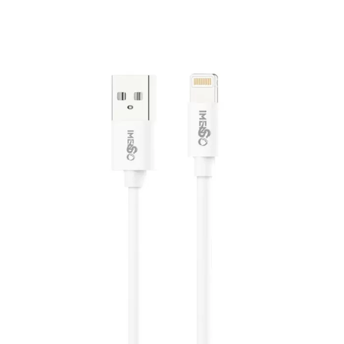 Cabo Usb Compatível Com Lightning 2.4 1 Metro Branco Ims-158