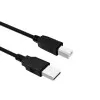 Cabo Usb Para Impressora Am/Bm 2.0 3 Metros Preto Kross