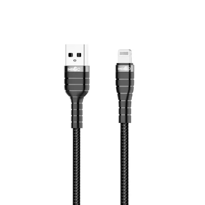 Cabo Usb Para Lightning Compatível 1 Metro Preto 2.4a IMS142