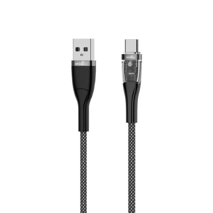 Cabo Usb Para Tipo C 5A 1 Metro Preto Ms-131 Imenso