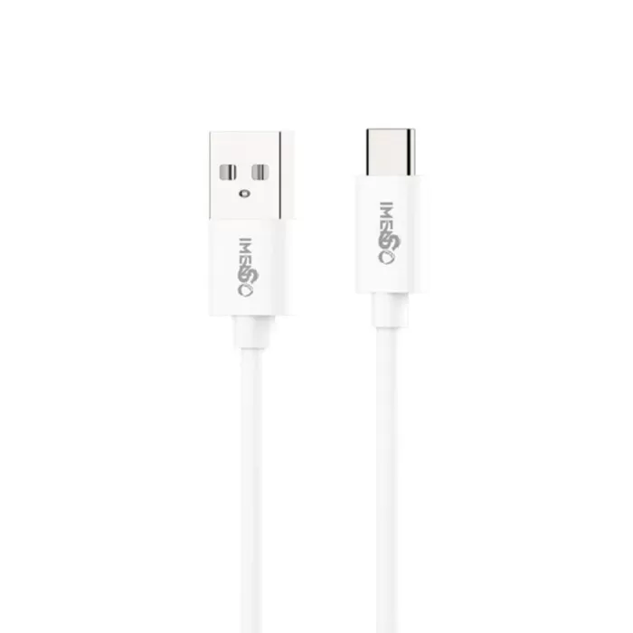Cabo Usb Para Tipo C 5a 2 Metros Branco Ims-159A Imenso