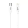 Cabo Usb Tipo C Compatível Lightning 27W 1 Metro Branco