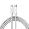 Cabo Usb Tipo C Para Tipo C 3A 1 Metro Branco Cb006 Bright