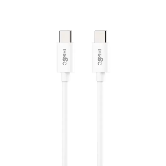Cabo Usb Tipo C Para Tipo C 60W 1 Metro Preto Ims-160 Imenso