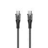 Cabo Usb Tipo C Para Tipo C Com Carga Rápida 1M 60W Preto