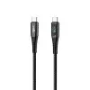 Cabo Usb Tipo C Para Tipo C Rápido 60W 1 Metro Preto Ims-148