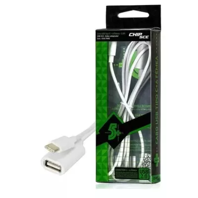 Cabo Usb Tipo-C Para Usb 2,0 A Fêmea 3M 018-7481 Novo