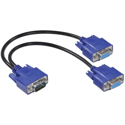 Cabo Y VGA Macho x 2 VGA Femea Vinik