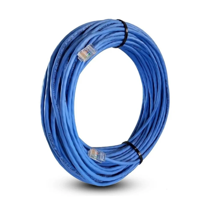 Cabo de Rede RJ-45 Cat 6 Azul 15 Metros Tozz Azul