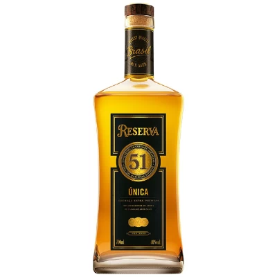 Cachaça 51 Reserva Única Extra Premium Envelhecida 700ml