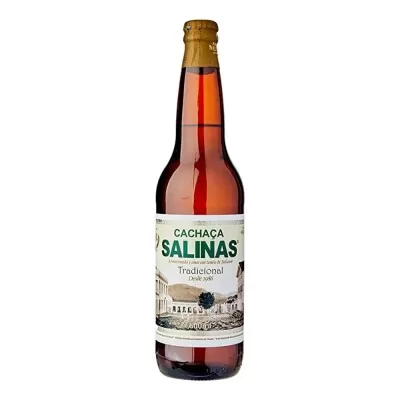 Cachaça Salinas Tradicional Garrafa 600Ml