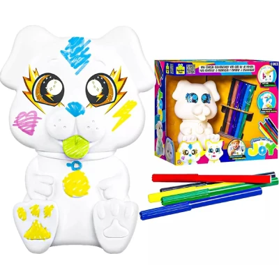 Cachorro Joy Para Pintar Infantil Colorir Com Canetinhas