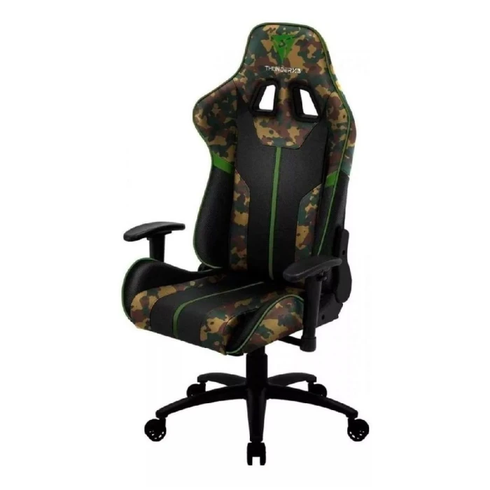 Cadeira Gamer Thunder X3 Camuflada Gaming Verde Nova