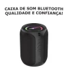 Caixa De Som Bluetooth Portátil 10W IPX4 RGB Azul Imenso X06