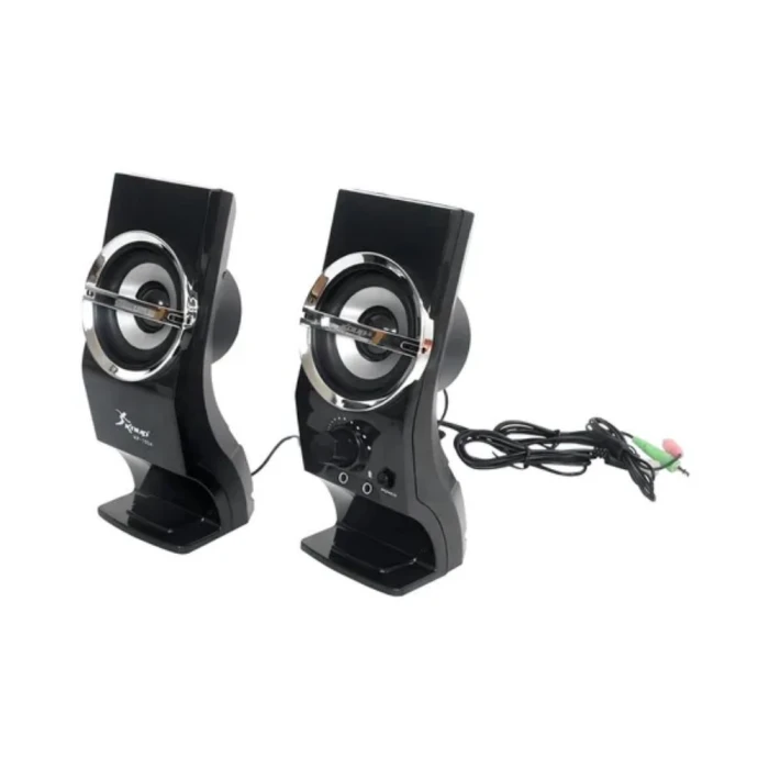 Caixa De Som Mini Pc E Notebook 5W Knup Kp-7024 Preto