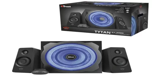 Trust Gaming GXT 628 Tytan Altavoces 2.1 120W - Subwoofer 30W con