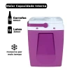 Caixa Térmica 19 Litros Cooler Polipropileno Cor Açai