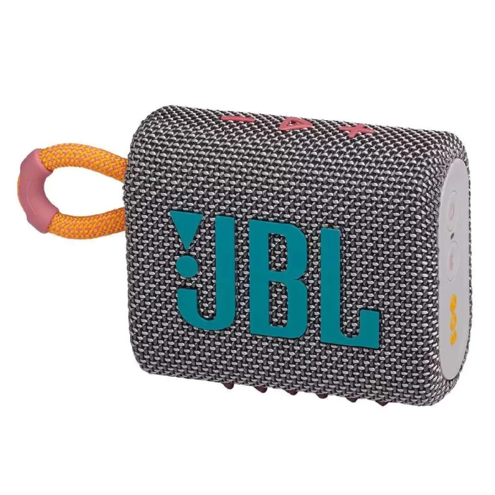 Caixa de Som JBL Go3 Cinza IPX7