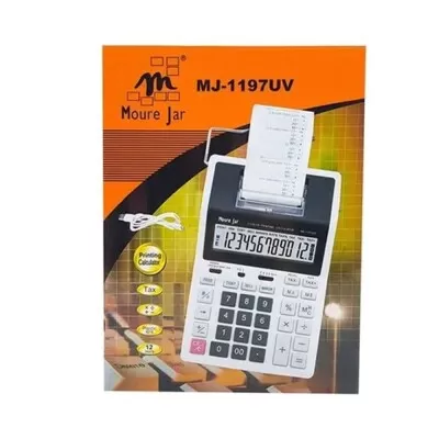 Calculadora Com Bobina Mj-1197Uv Moure Jar Novo