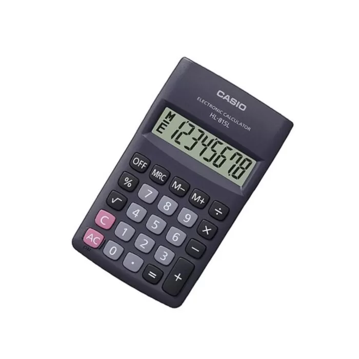 Calculadora De Bolso 8 Digitos Casio Hl815L Preta Novo