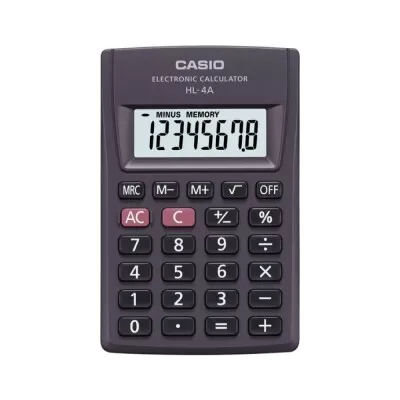 Calculadora De Bolso 8 Digitos Hl4a Preta Casio Novo