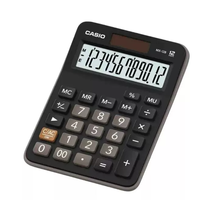 Calculadora De Mesa 12 Dígitos Cor Preta Casio