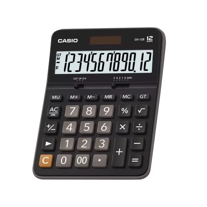 Calculadora De Mesa 12 Dígitos Cor Preta DX12B Casio