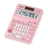 Calculadora De Mesa 12 Dígitos Cor Rosa Solar Mx-12B Casio