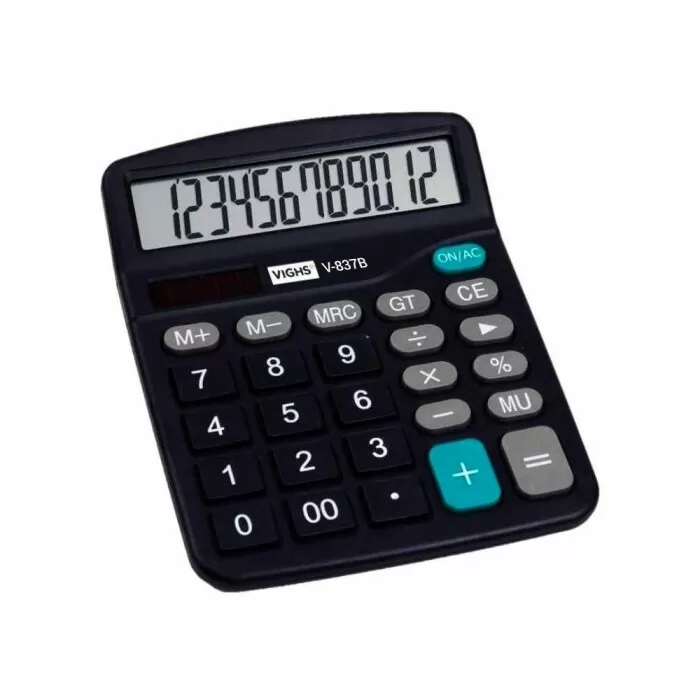 Calculadora De Mesa 12 Digitos V-8637 Vighs Novo