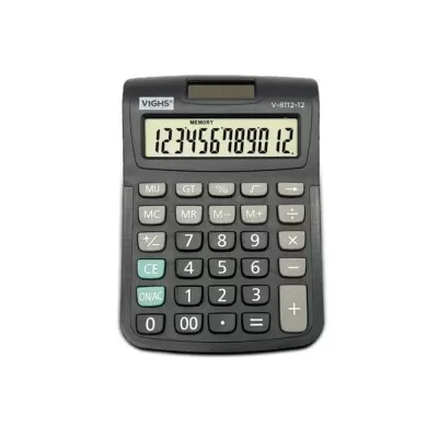 Calculadora De Mesa 12 Dígitos V8112-12 Vighs Novo