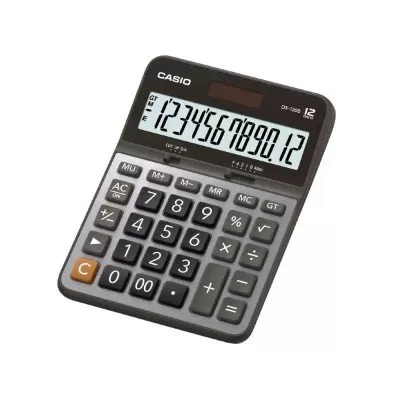 Calculadora De Mesa Casio 12 Dígitos DX-120B Preta